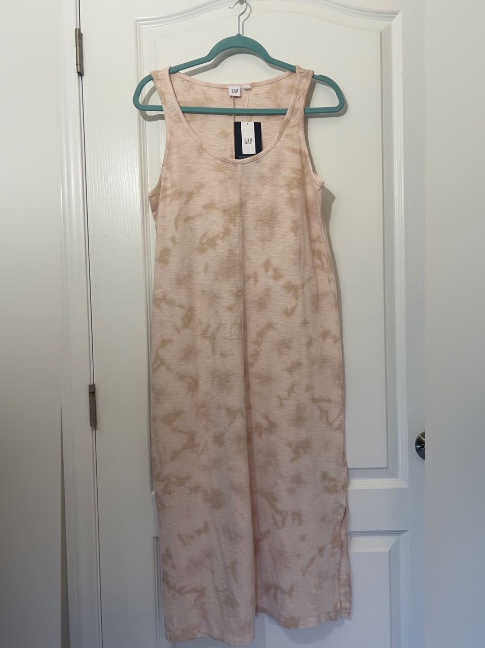 GAP Blush Tie-Dye Sleeveless Tank Dress